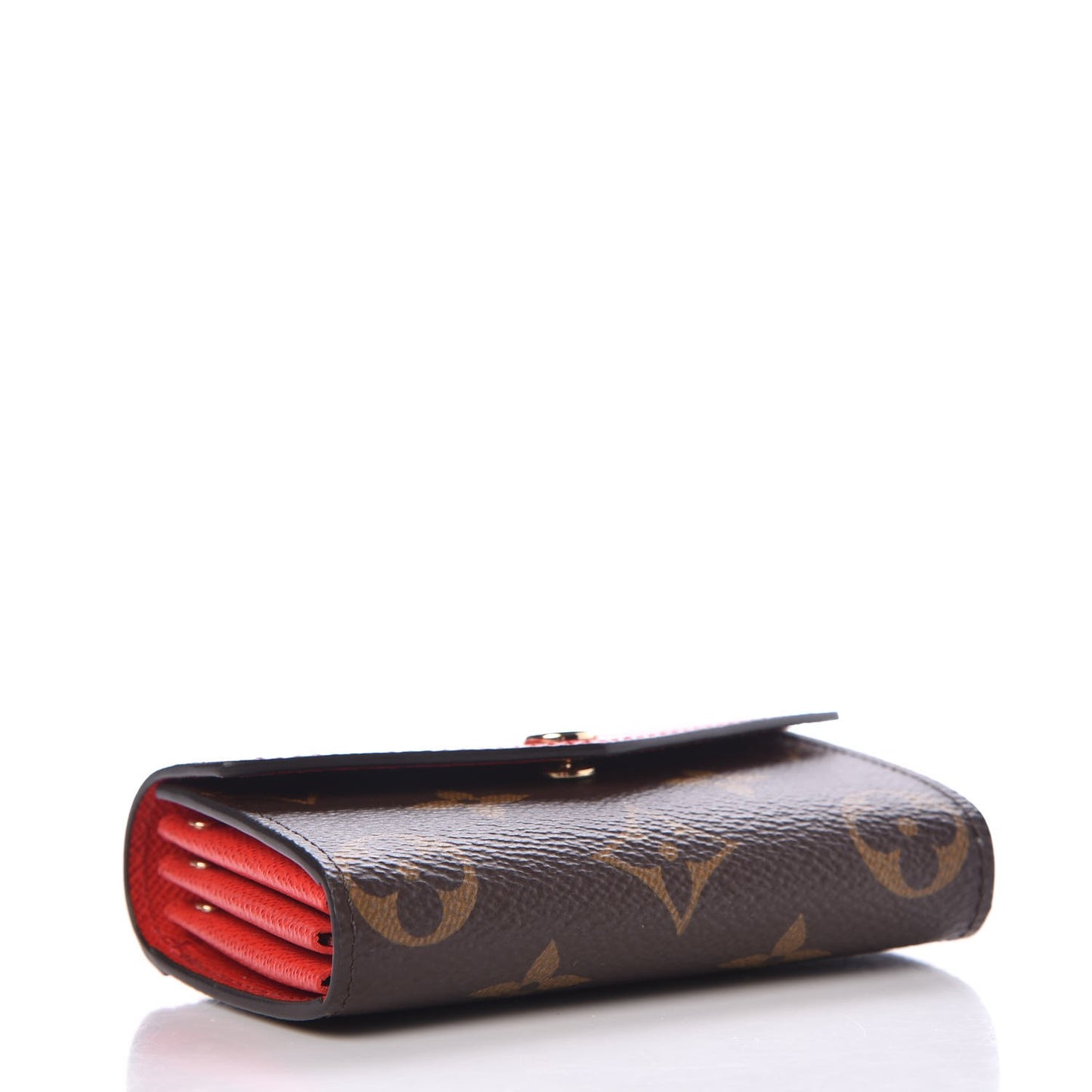 Monogram Sarah Multicartes Coquelicot