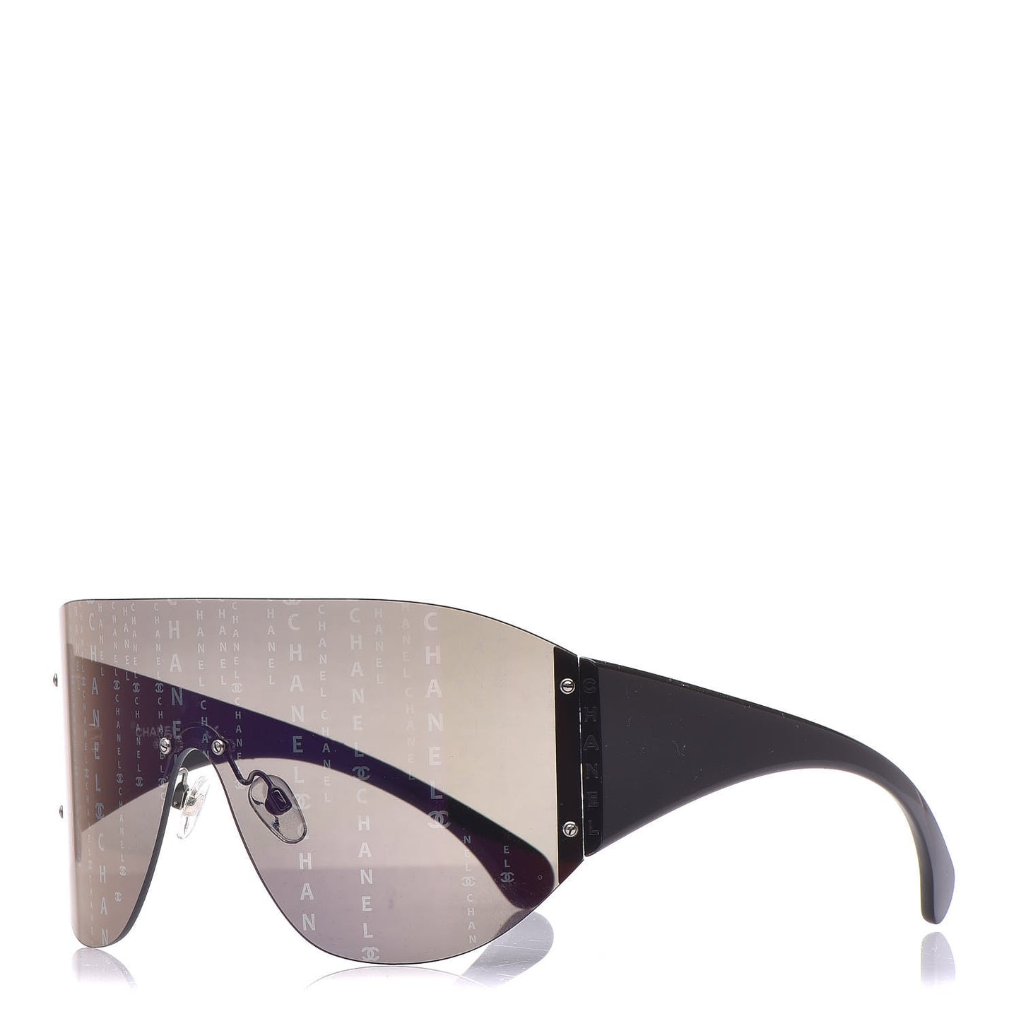 Acetate Shield Runway 71217 Sunglasses Black