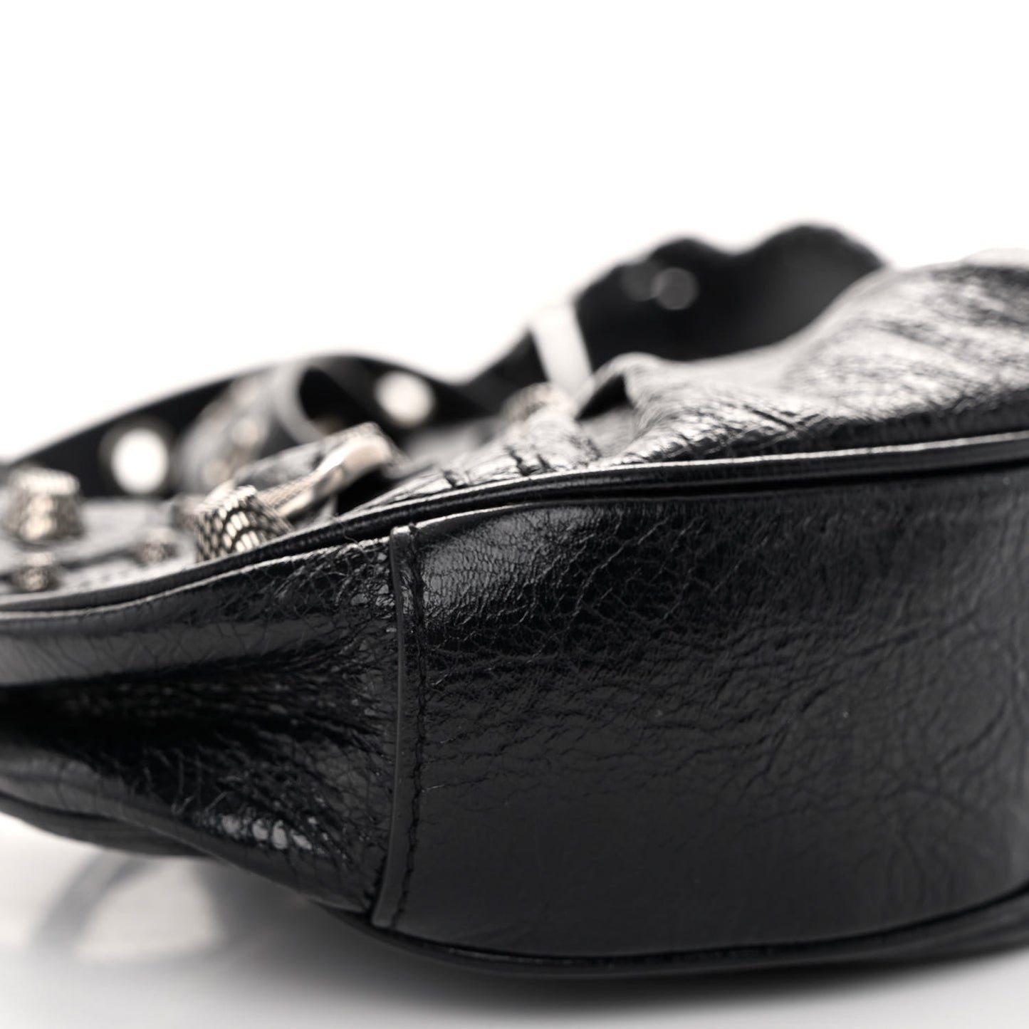 Agneau Arena Le Cagole Shoulder Bag XS Black