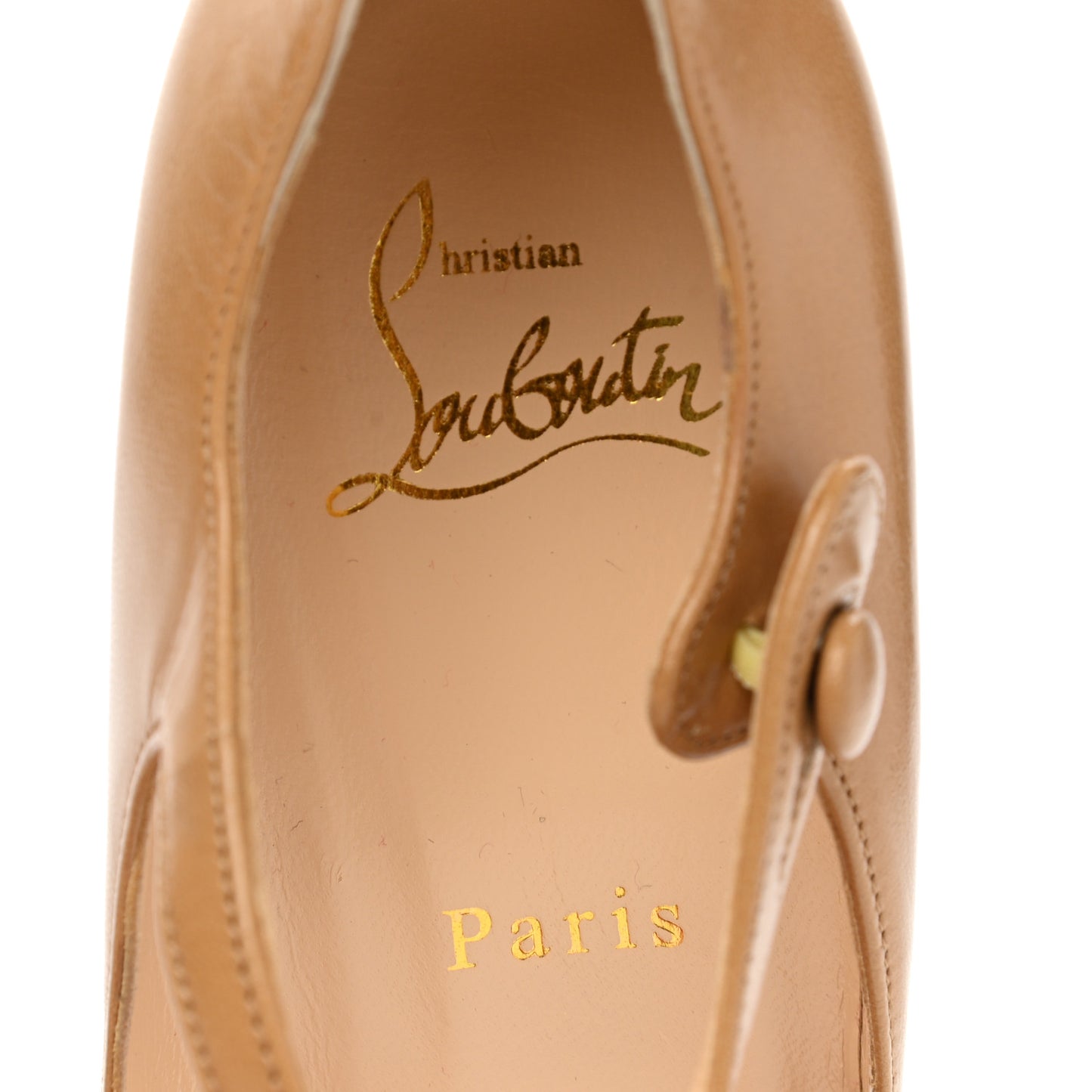 Nappa Mary Jane 85 Pumps 36.5 Beige