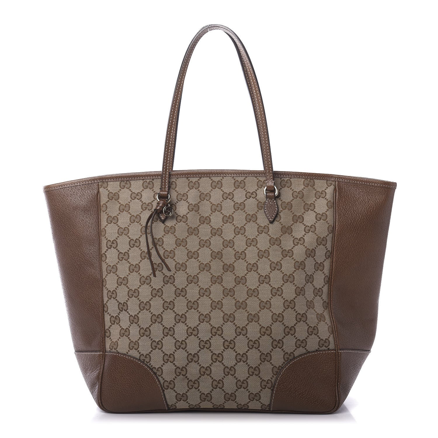 Gucci Monogram Medium Bree Zippered Tote Beige Tabacco 1 of 11