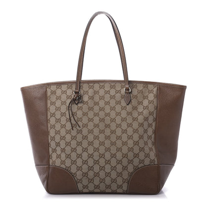 Gucci Monogram Medium Bree Zippered Tote Beige Tabacco 1 of 11