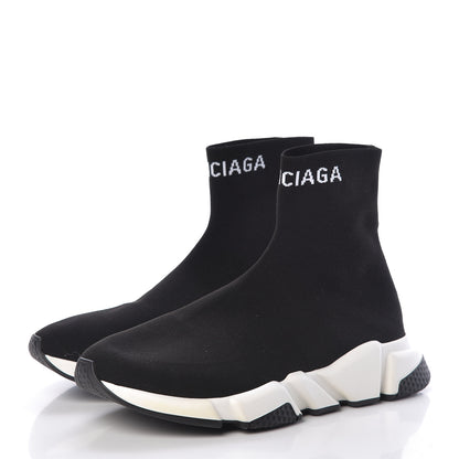 Balenciaga Neoprene Knit Mens Hi Speed Sneakers 42 Black 3 of 9