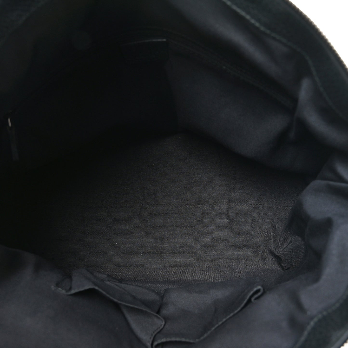 Nylon Monogram Medium GG Charm Dome Satchel Black
