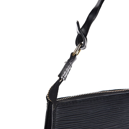 Louis Vuitton Epi Pochette Accessories 24 Black 11 of 13