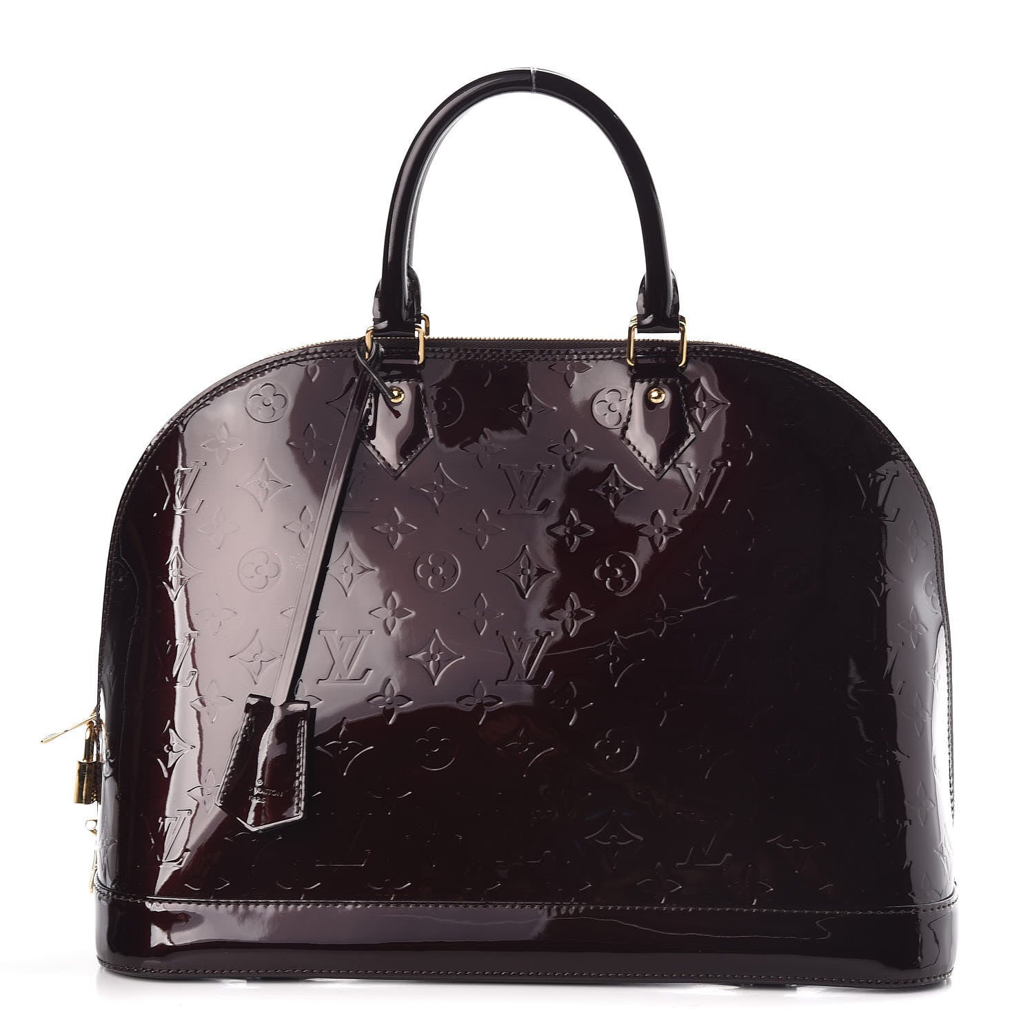 Louis Vuitton Vernis Alma GM Amarante 1 of 8