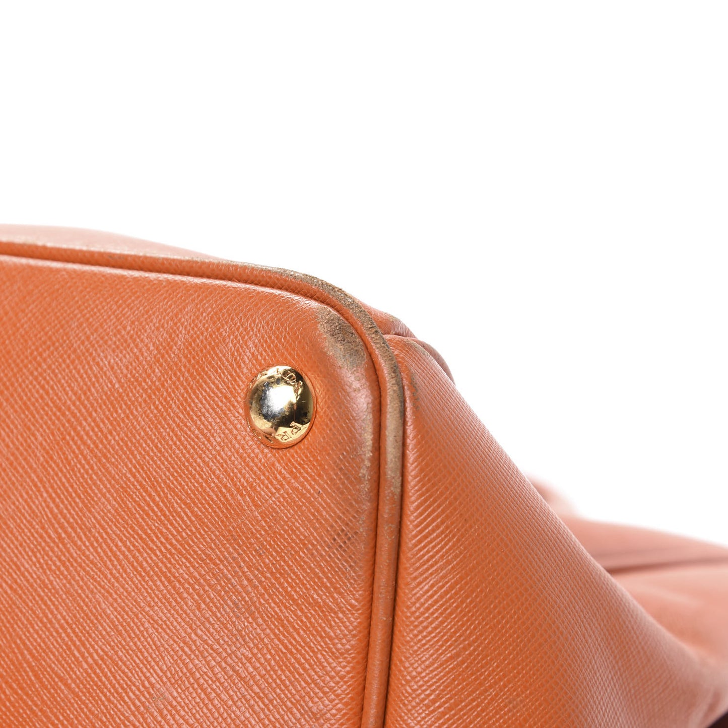 Saffiano Lux Large Tote Papaya