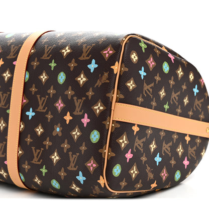 Louis Vuitton Monogram Craggy Keepall Bandouliere 50 Chocolate 9 of 10