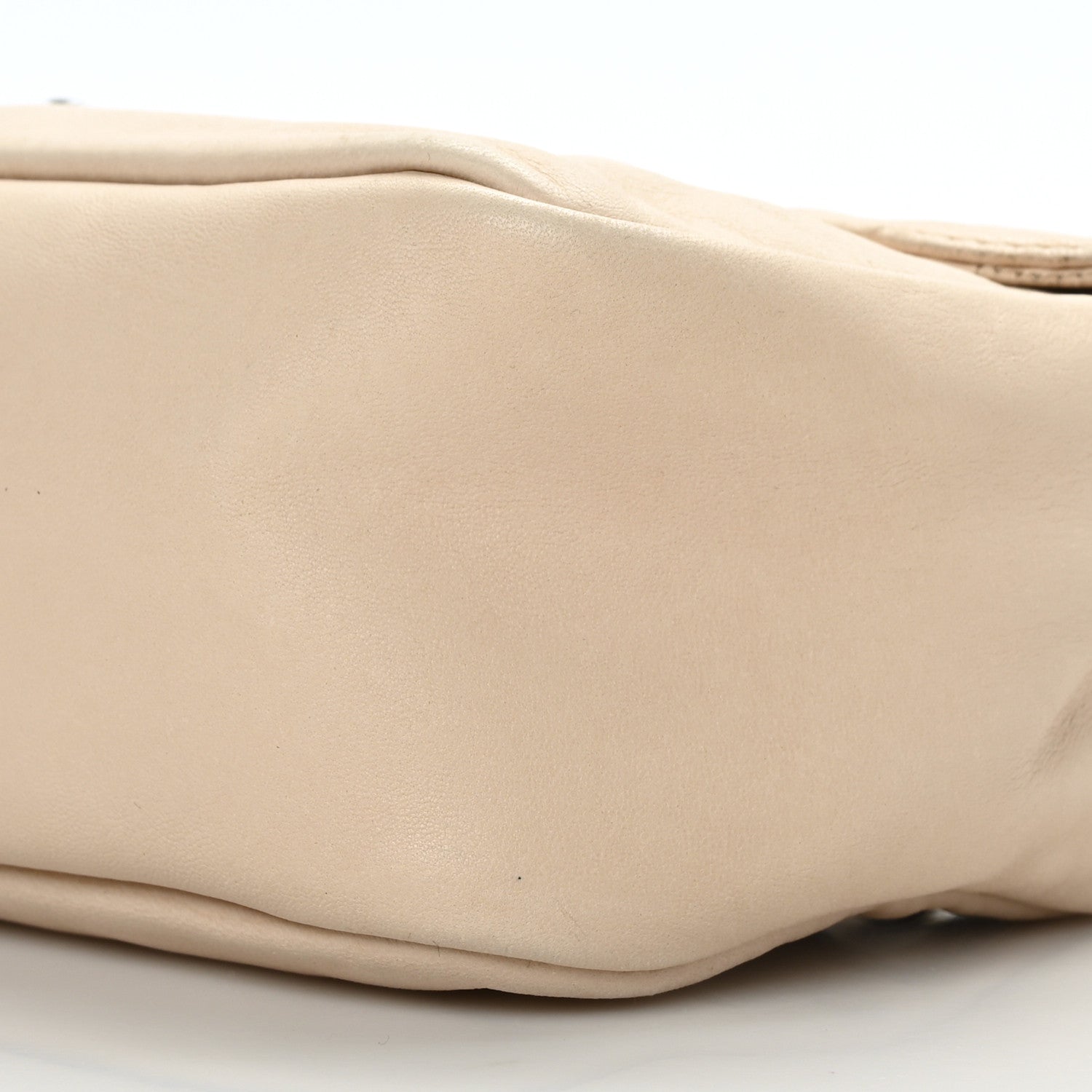Chanel Lambskin Medium Soft and Chain Flap Beige 10 of 11