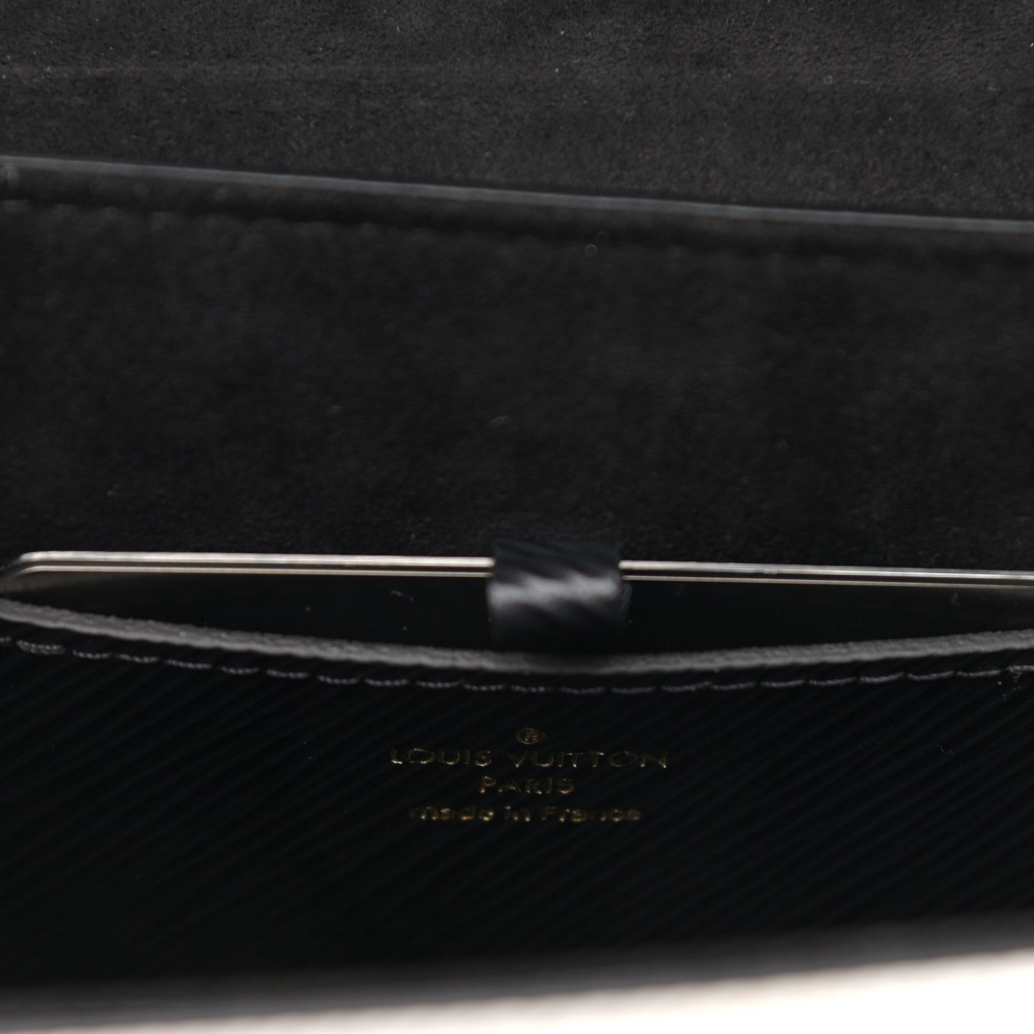 Louis Vuitton Epi Tortoiseshell Twist Shoulder Bag MM Black White 6 of 9