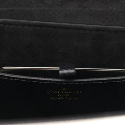 Louis Vuitton Epi Tortoiseshell Twist Shoulder Bag MM Black White 6 of 9