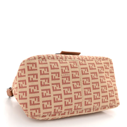 Fendi Zucchino Vitello Mini Mama Baguette Beige Bruciato Bois de Rose 4 of 11