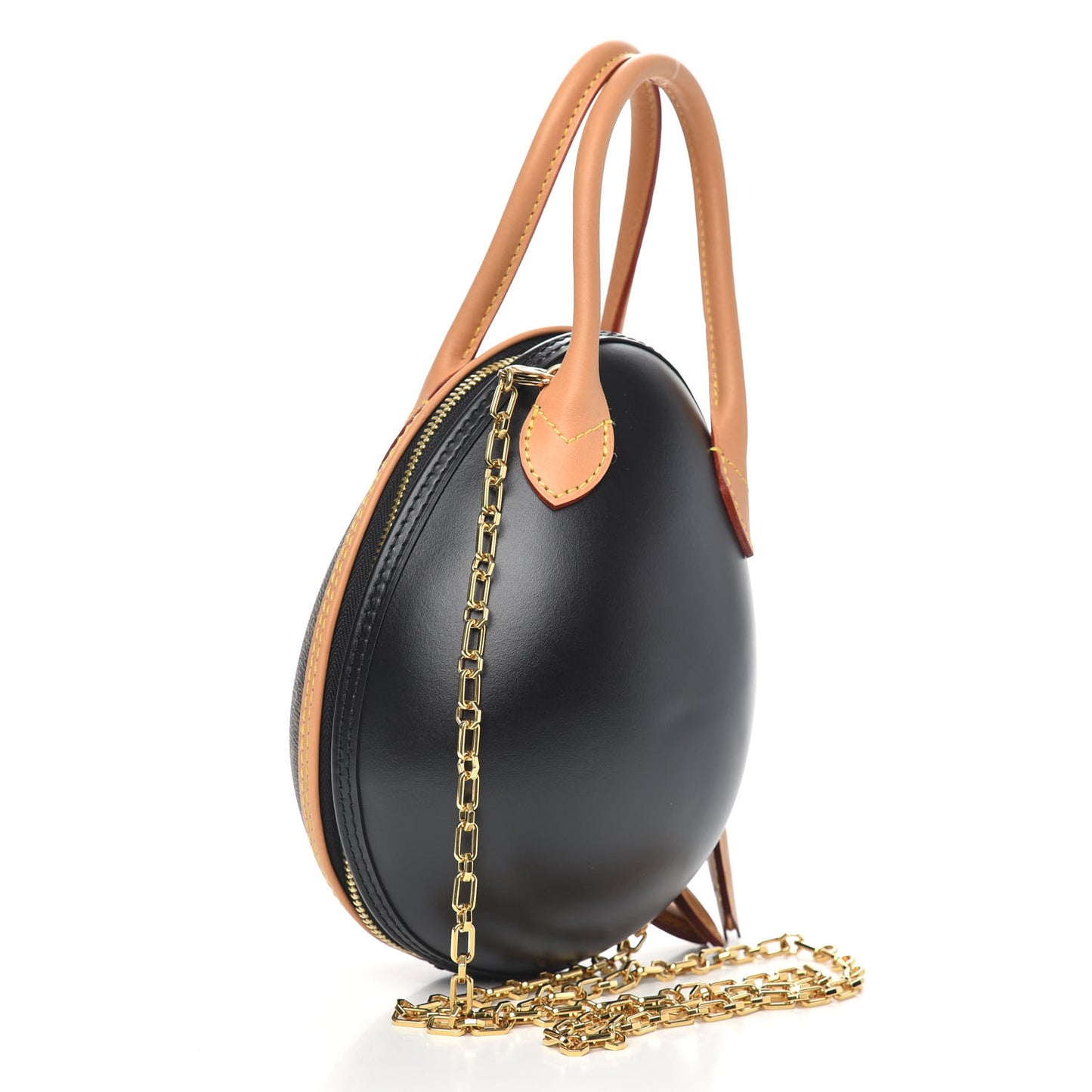 Monogram Egg Bag Black