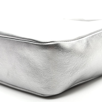 Saint Laurent Metallic Calfskin Monogram Small Lou Camera Bag Silver 9 of 10
