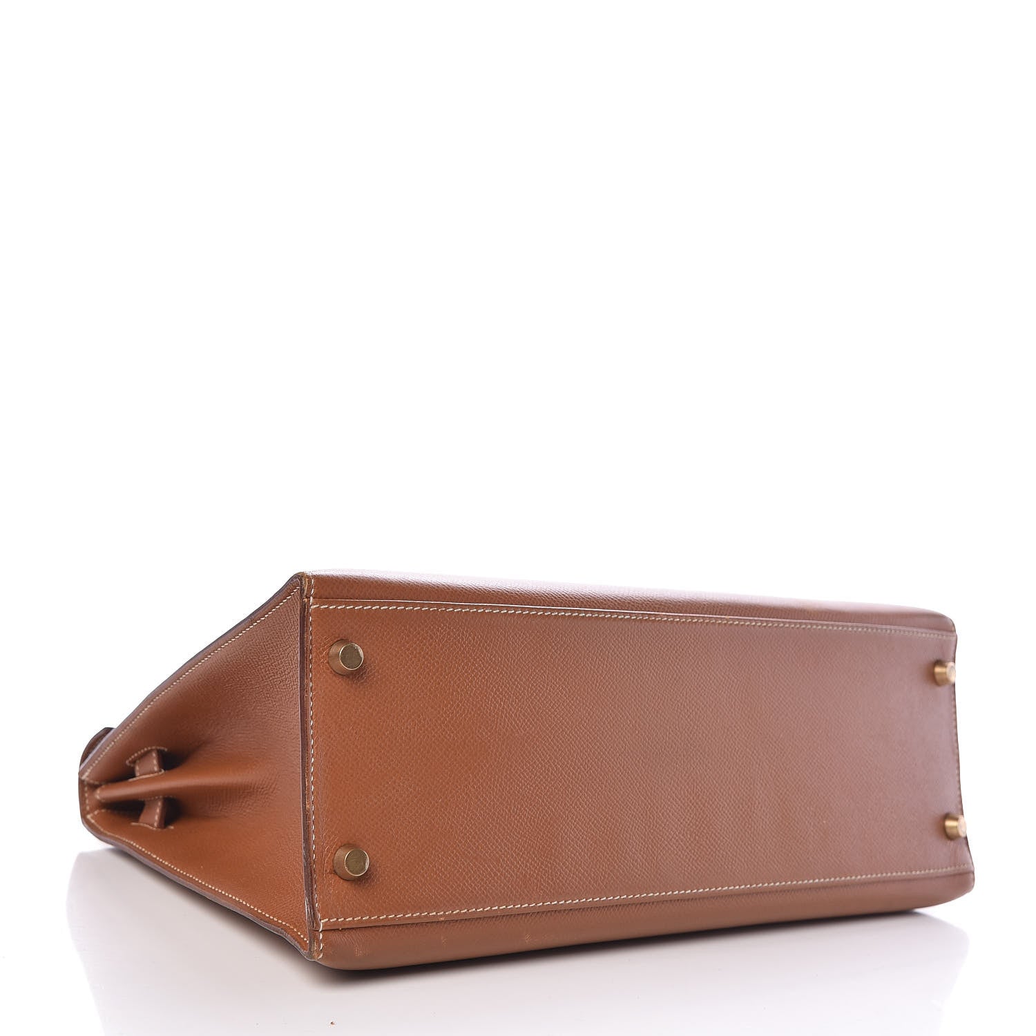 Hermes Courchevel Kelly Sellier 32 Gold 5 of 41