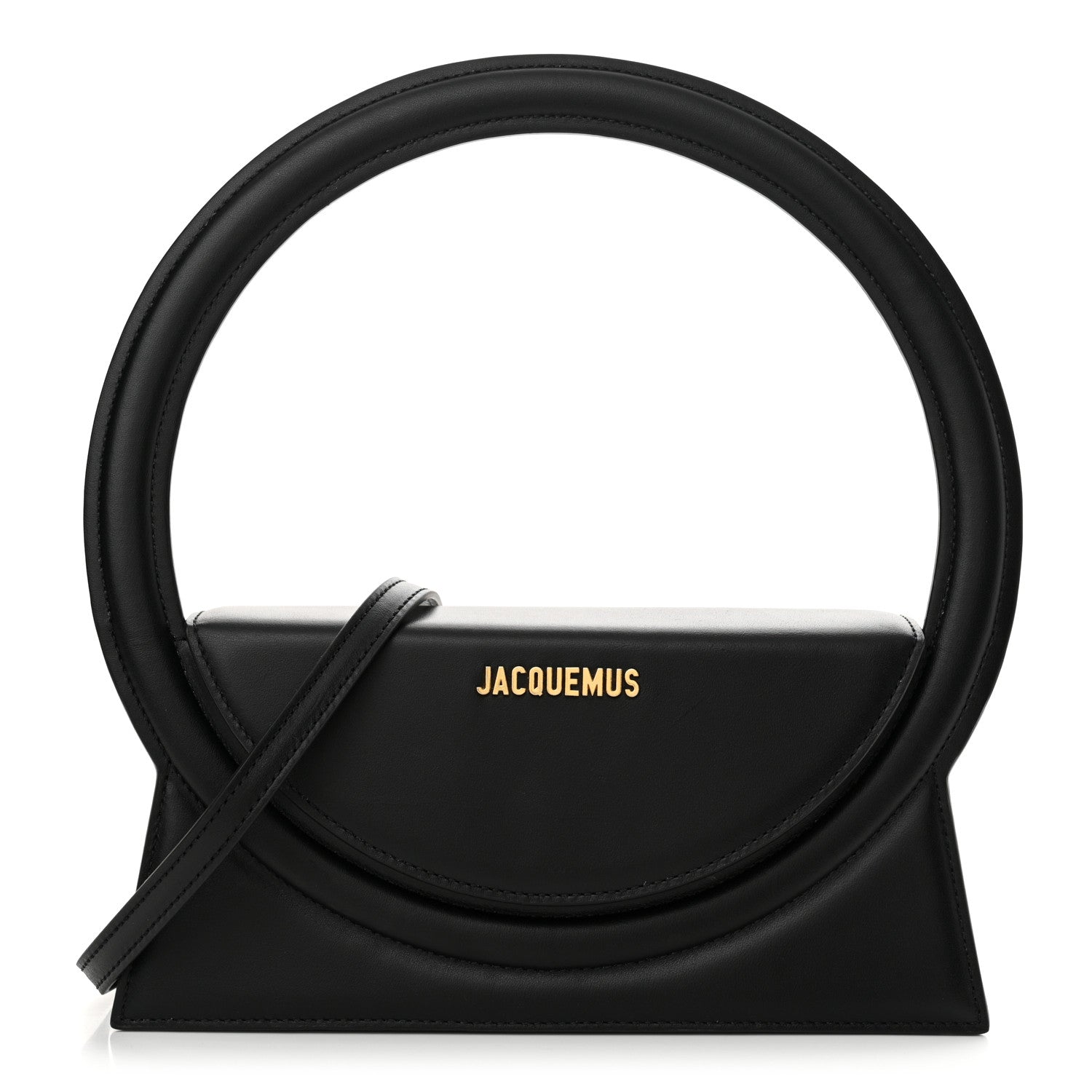 Jacquemus Smooth Calfskin Le Sac Rond Black 1 of 10