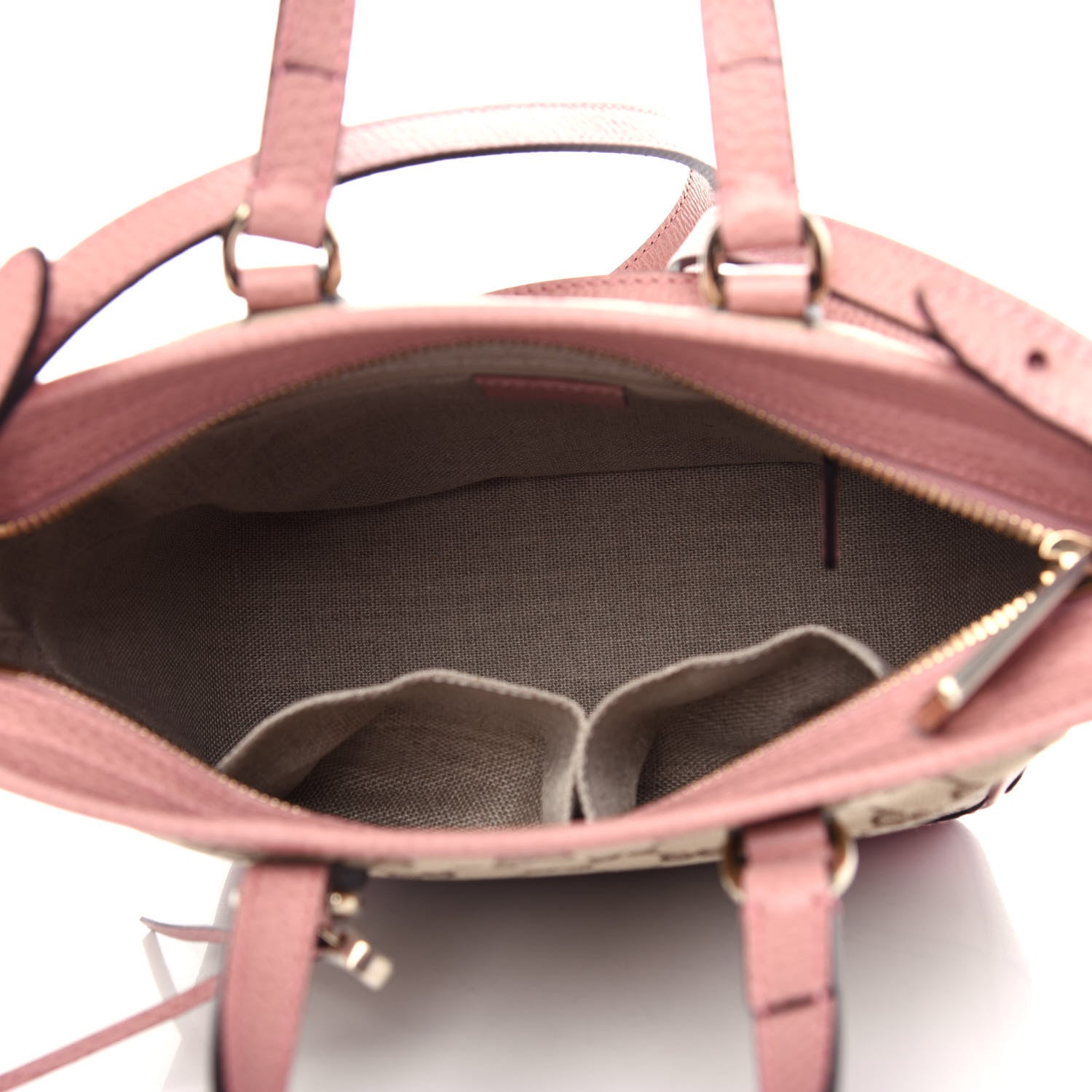 Gucci Monogram Small Bree Tote Beige Soft Pink 5 of 10