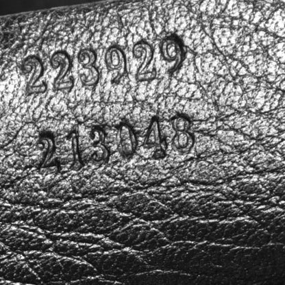 Gucci Pebbled Calfskin Large New Jackie Shoulder Bag Black 7 of 9