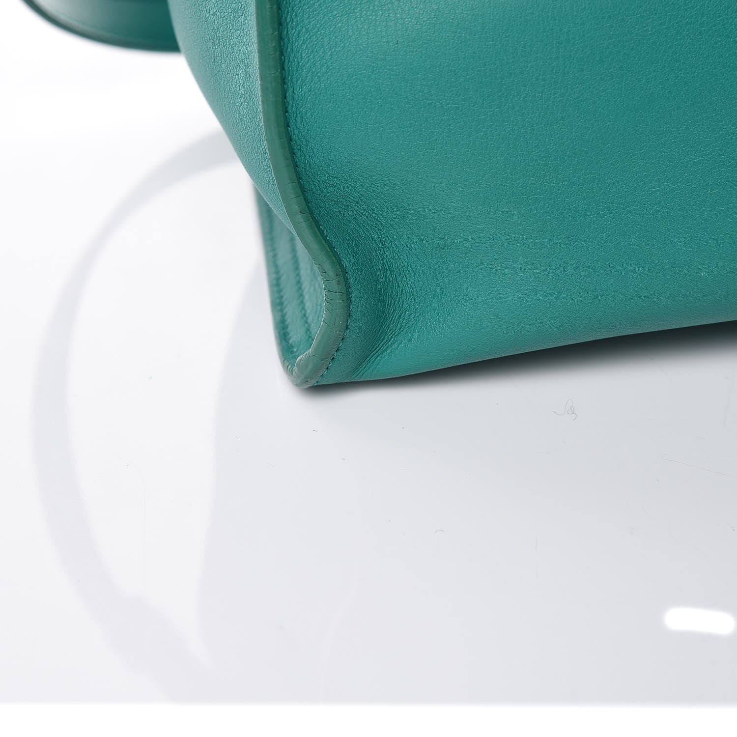 Saint Laurent Calfskin Small Classic Y Cabas Green 13 of 14