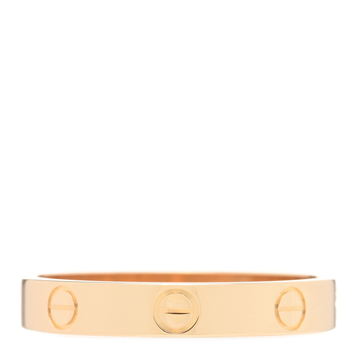Cartier 18K Yellow Gold 3.5mm LOVE Wedding Band Ring 60 9 2 of 5