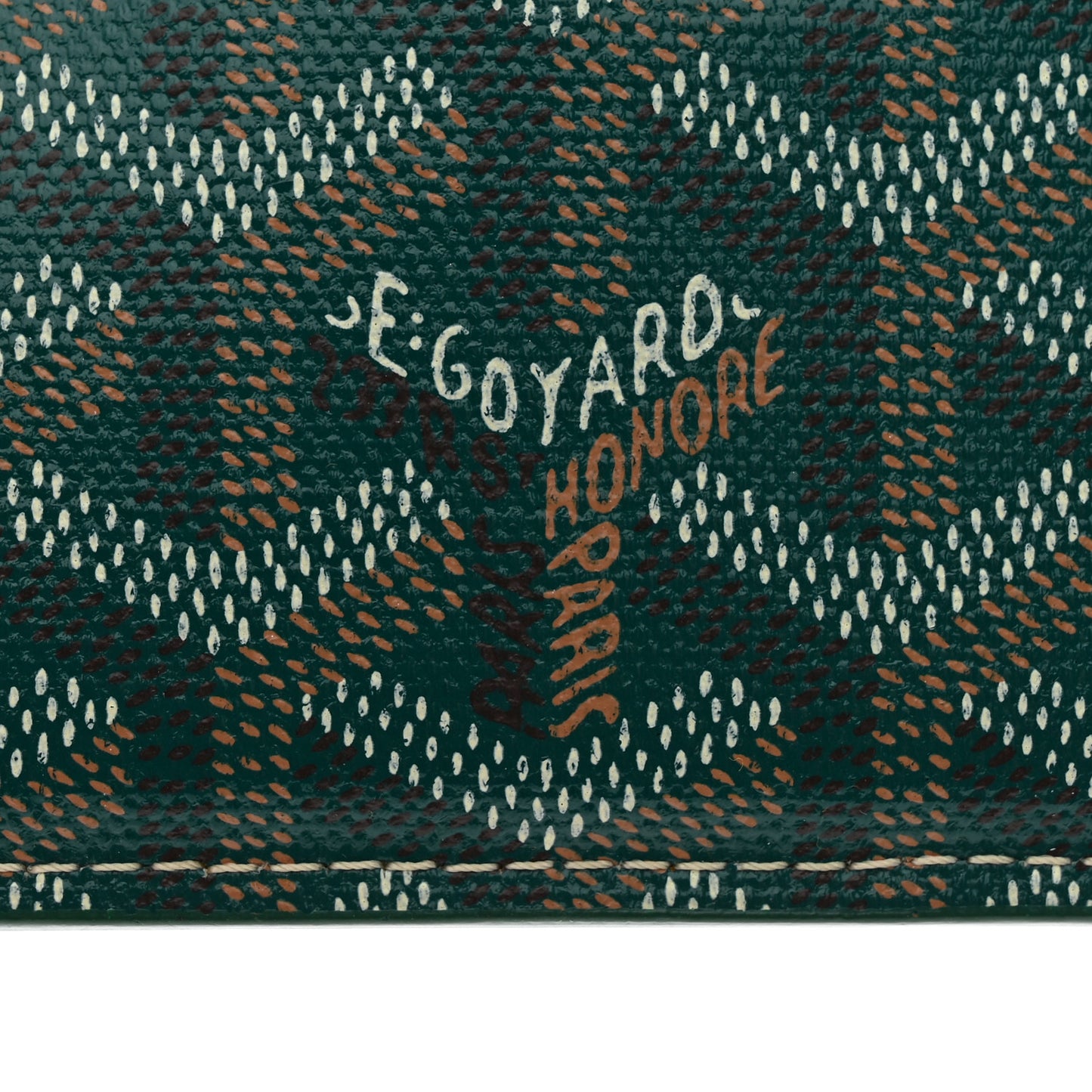 Goyardine Saint Sulpice Card Holder Green