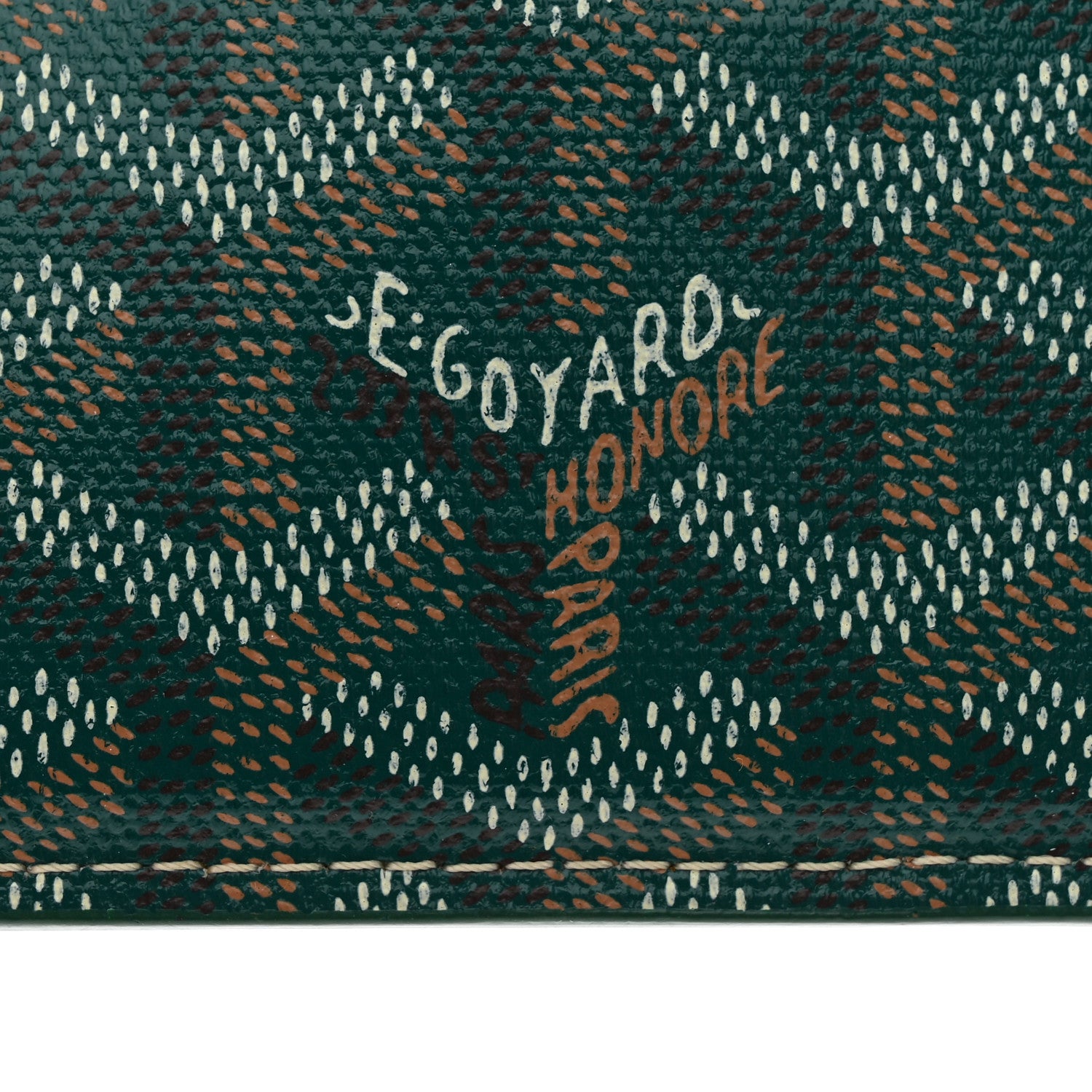 Goyard Goyardine Saint Sulpice Card Holder Green 7 of 8