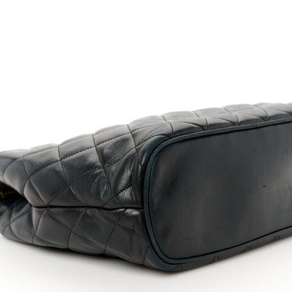 Chanel Lambskin Quilted Shoulder Bag Black 10 of 12