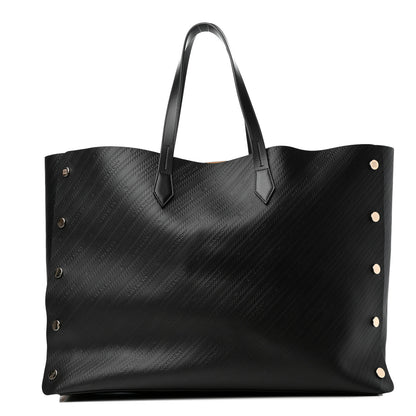 Givenchy Calfskin Chain Embossed Large Bond Shopper Tote Black 1 of 9
