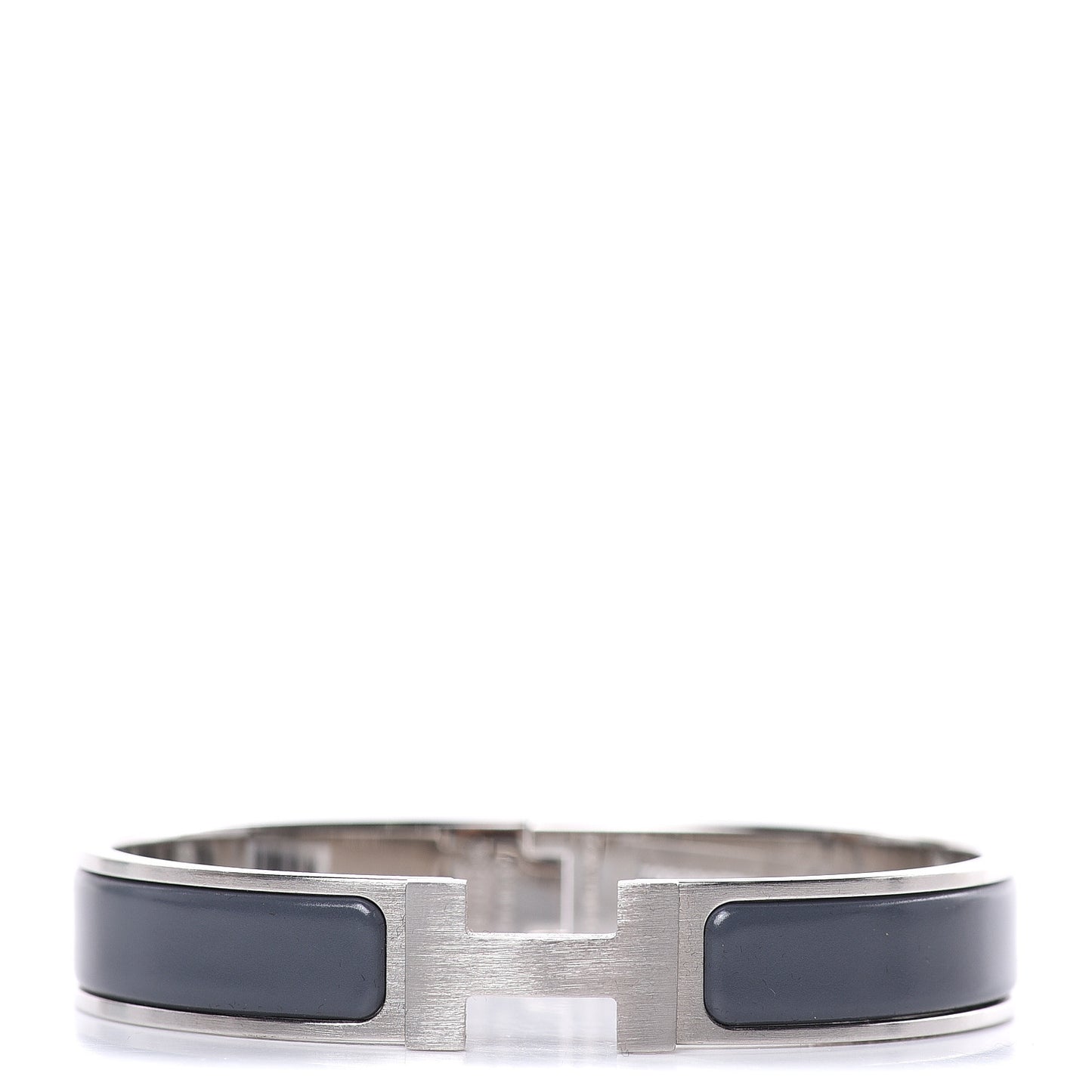 Matte Enamel Narrow Clic Clac HH Bracelet GM Ardoise