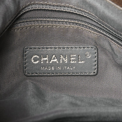 Chanel Caviar Quilted Medium Elastic Flap Brown 6 of 12