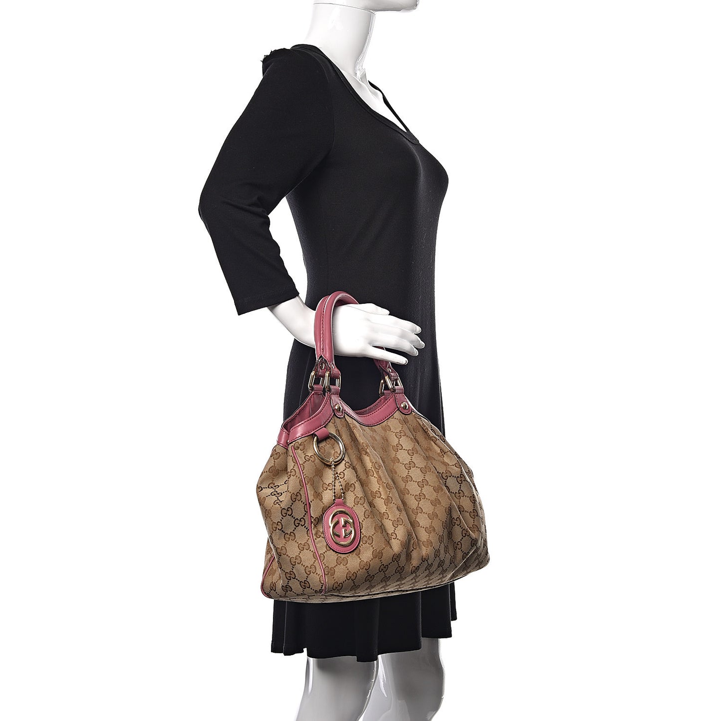 Monogram Medium Sukey Tote Pink