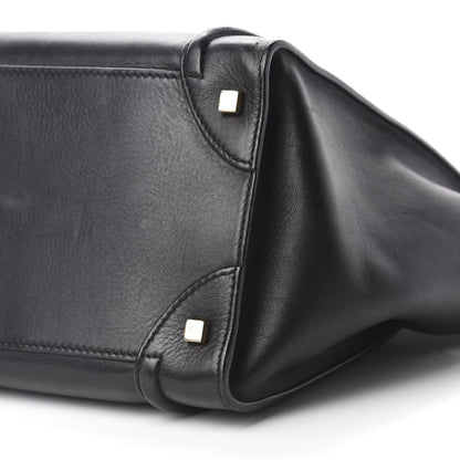 Celine Smooth Calfskin Mini Luggage Black 7 of 9