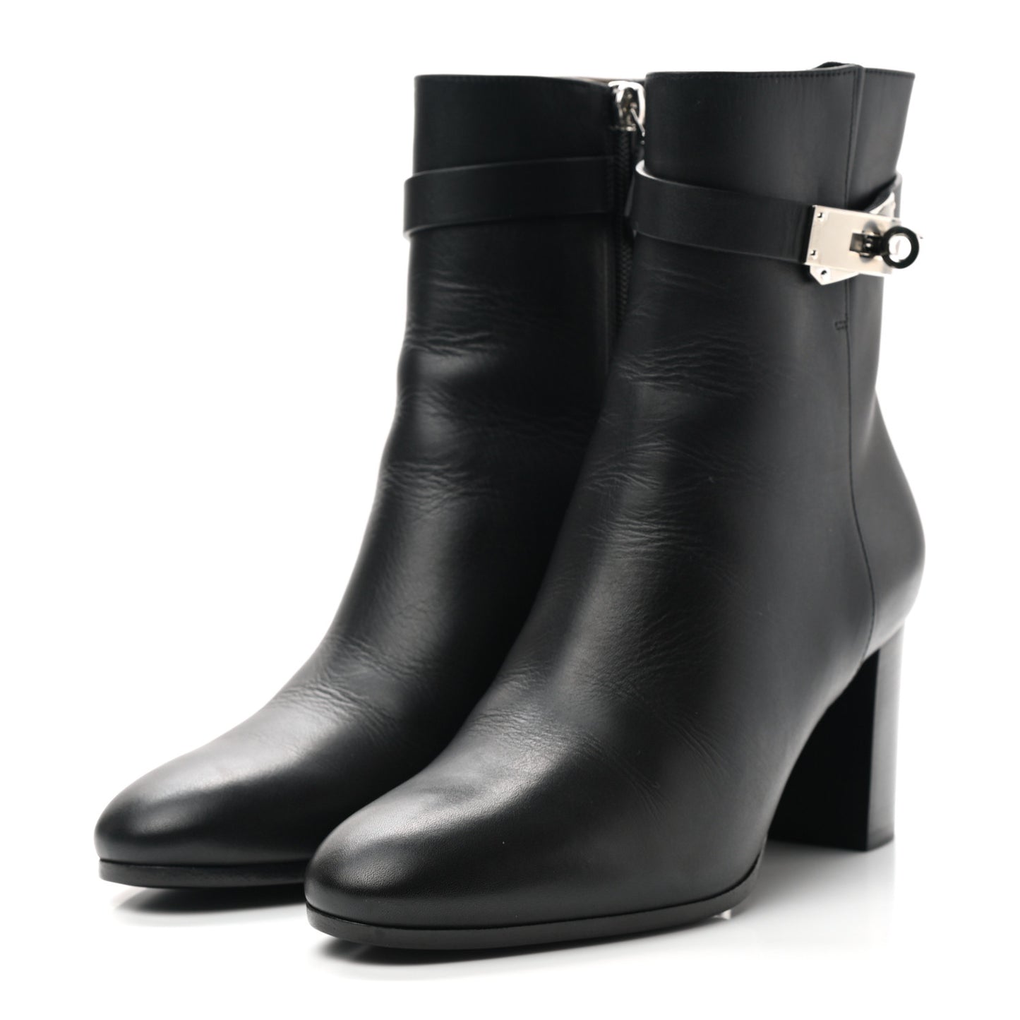Calfskin Saint Germain Ankle Boots 37 Black