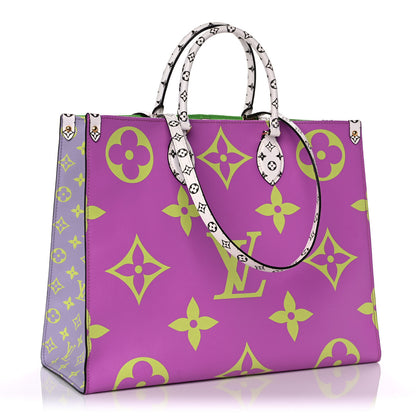 Louis Vuitton Monogram Giant Onthego GM Pink Lilac 3 of 10