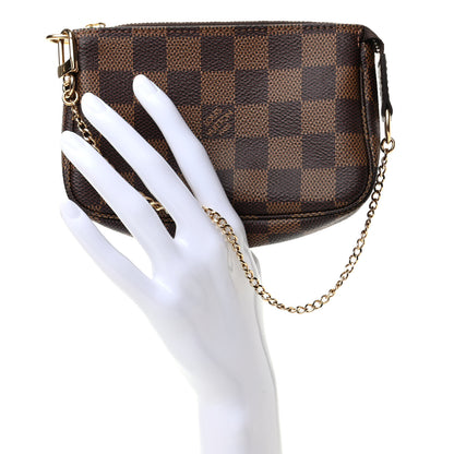 Louis Vuitton Damier Ebene Mini Pochette Accessories 2 of 8