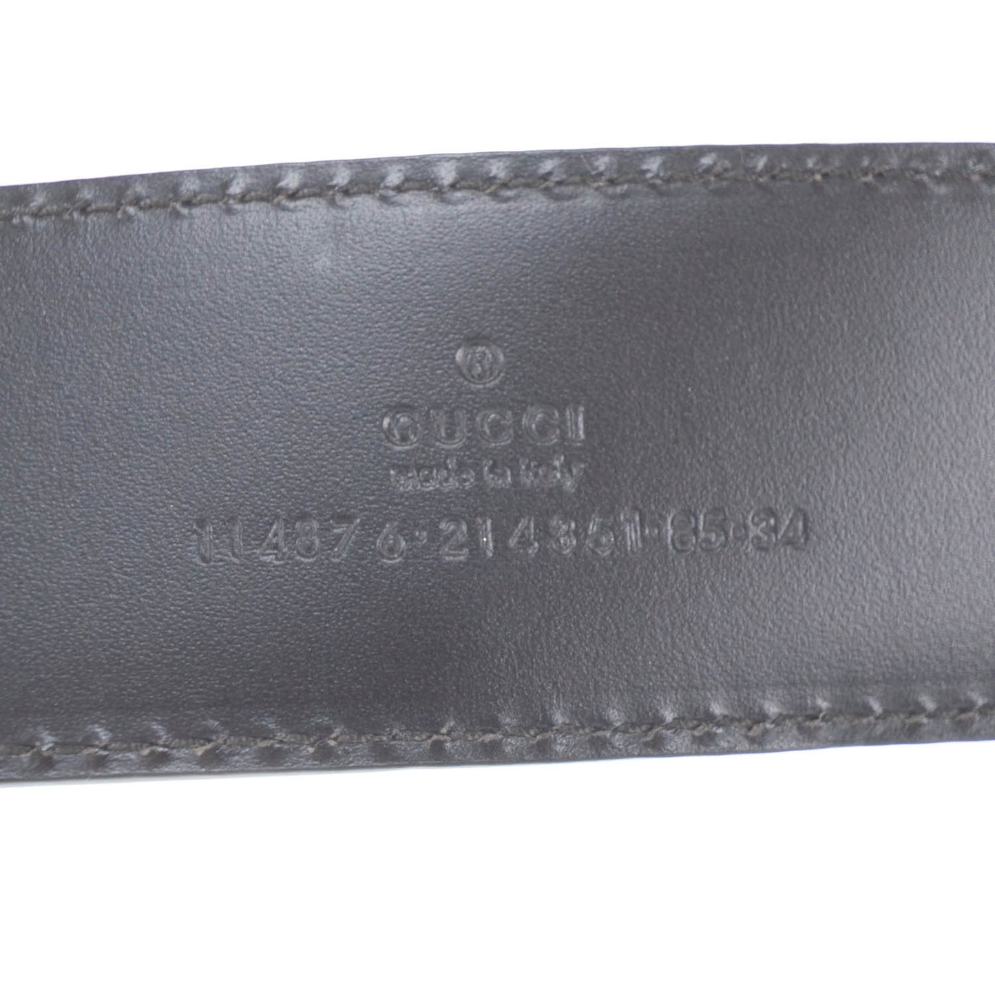 Guccissima GG Belt 85 34 Dark Red