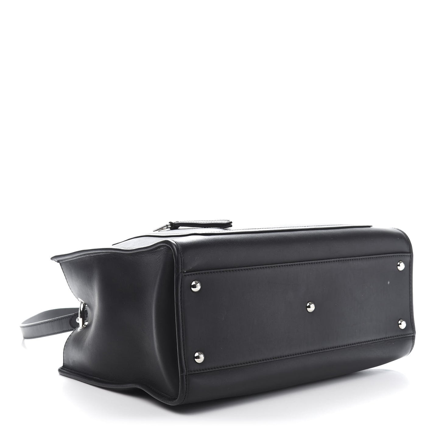Vitello Century Opaco F is Fendi Regular Runaway Satchel Black