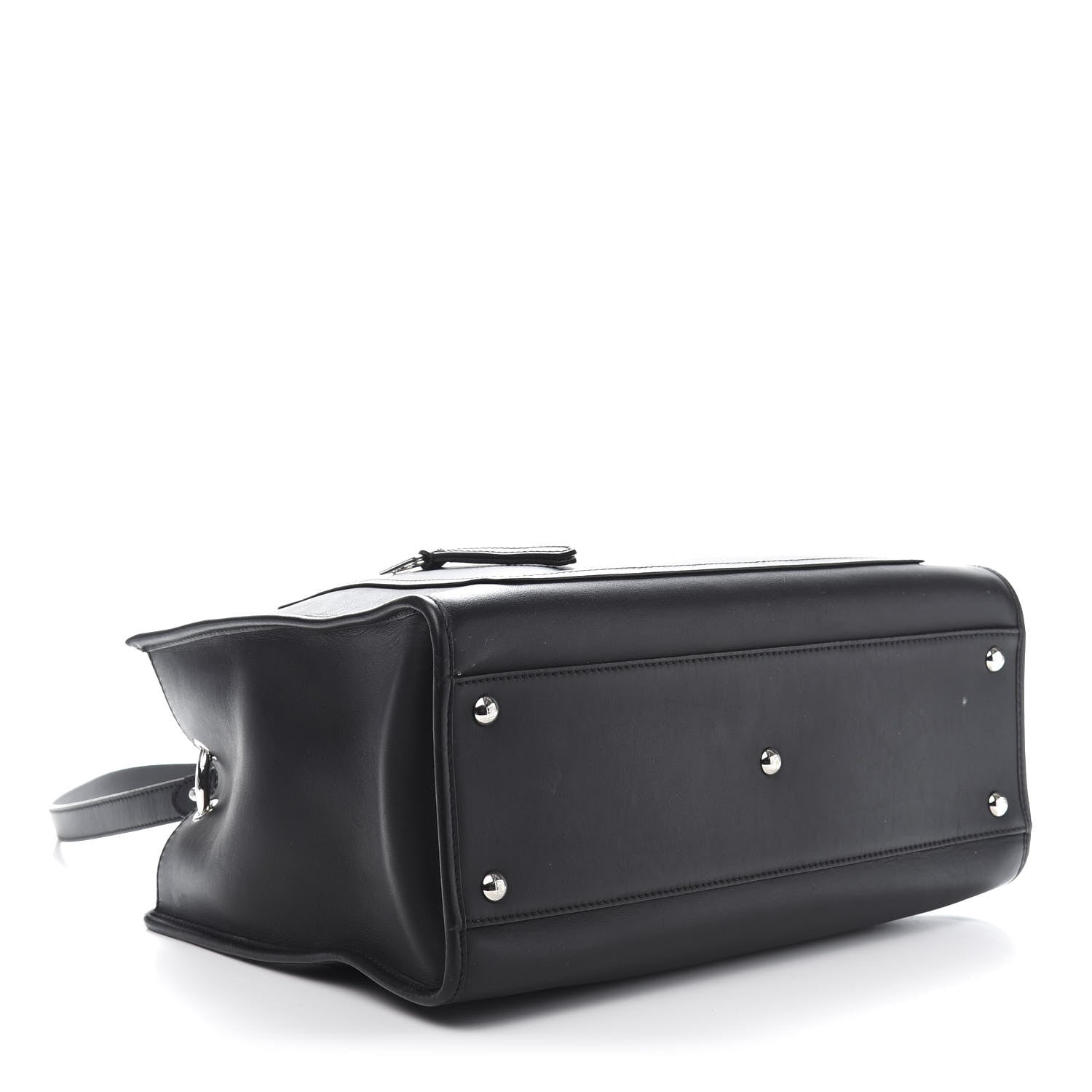 Fendi Vitello Century Opaco F is Fendi Regular Runaway Satchel Black 4 of 13