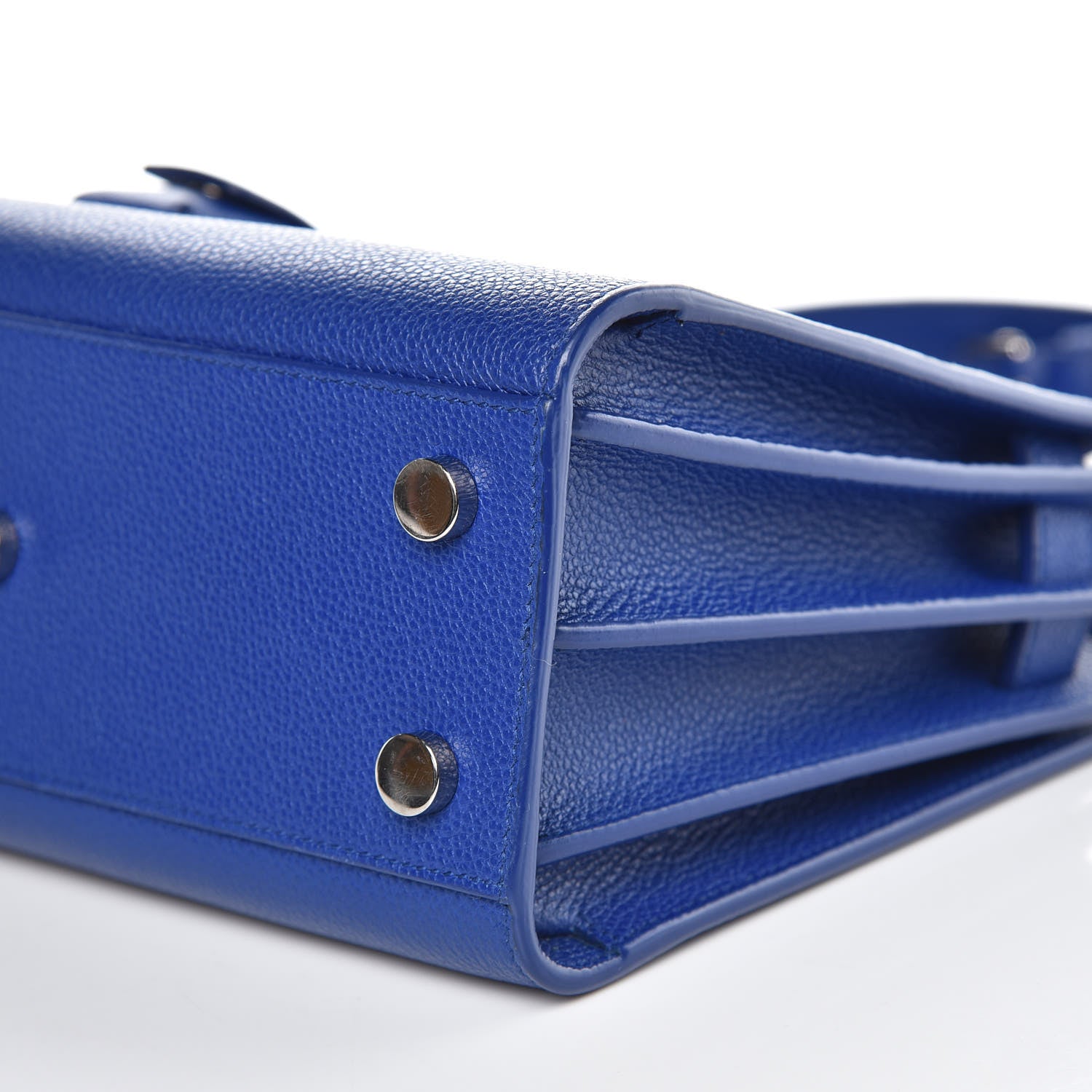 Saint Laurent Grained Calfskin Nano Sac De Jour Cobalt Blue 8 of 11