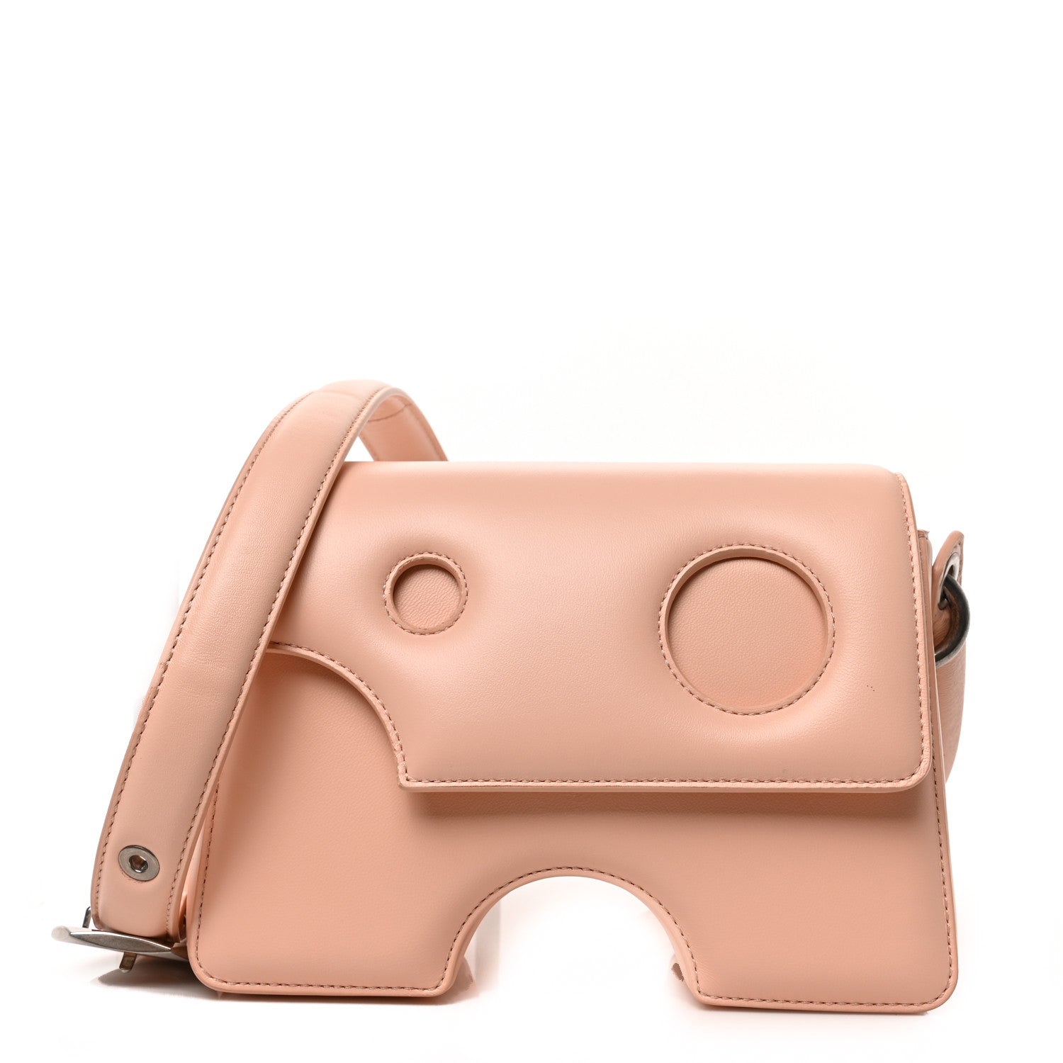 Off-White Calfskin Burrow 22 Shoulder Bag Light Pink 1 of 8