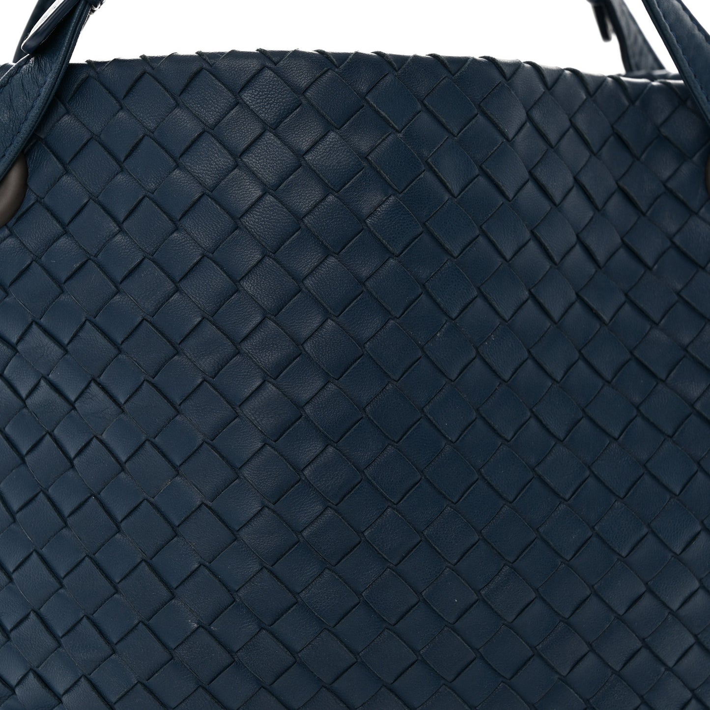 Nappa Intrecciato Small Bella Tote Navy