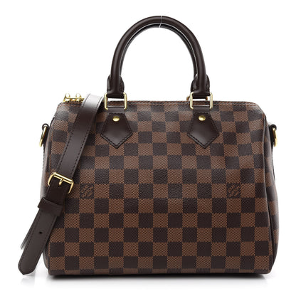 Louis Vuitton Damier Ebene Speedy Bandouliere 25 1 of 8