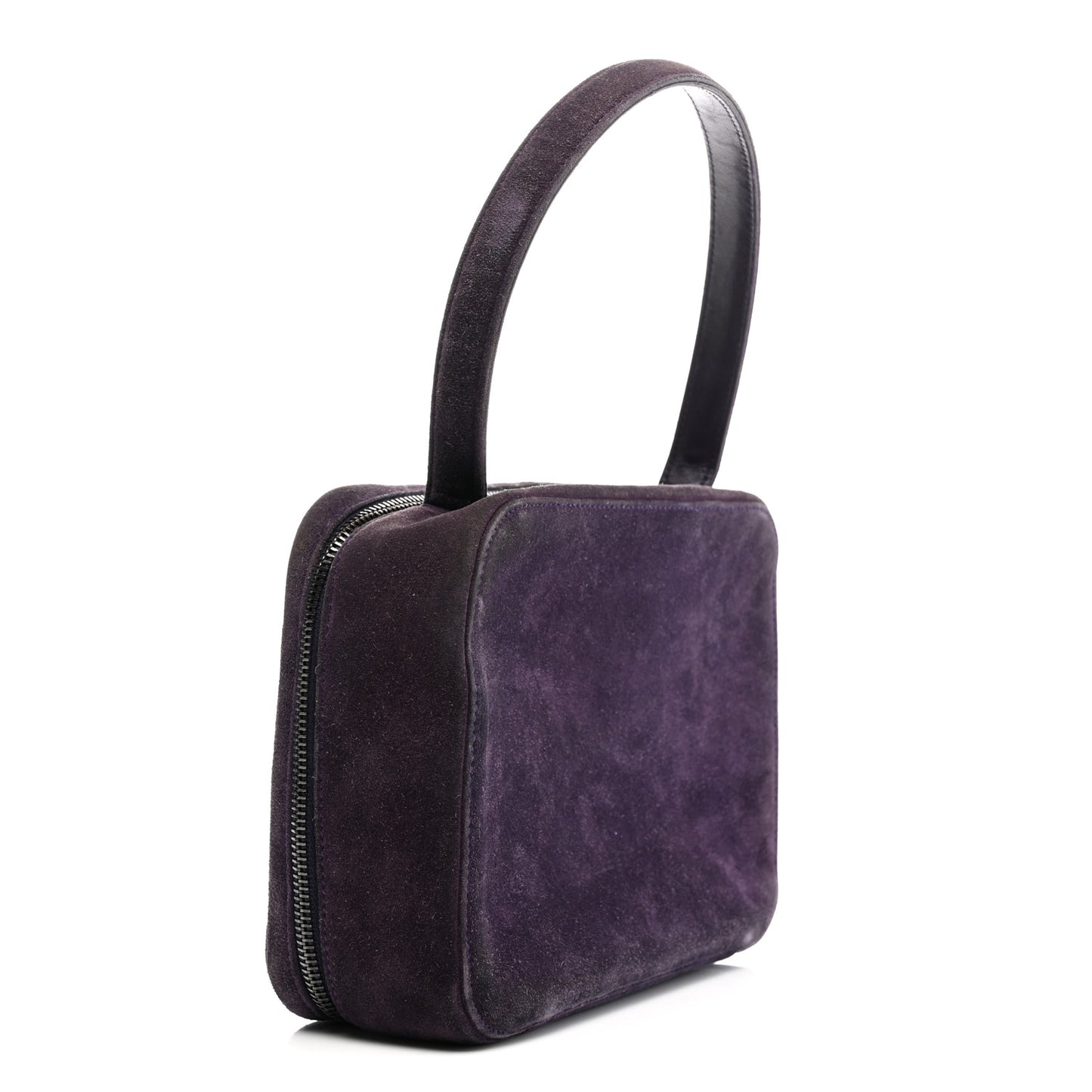 Suede CC Handbag Bag Purple