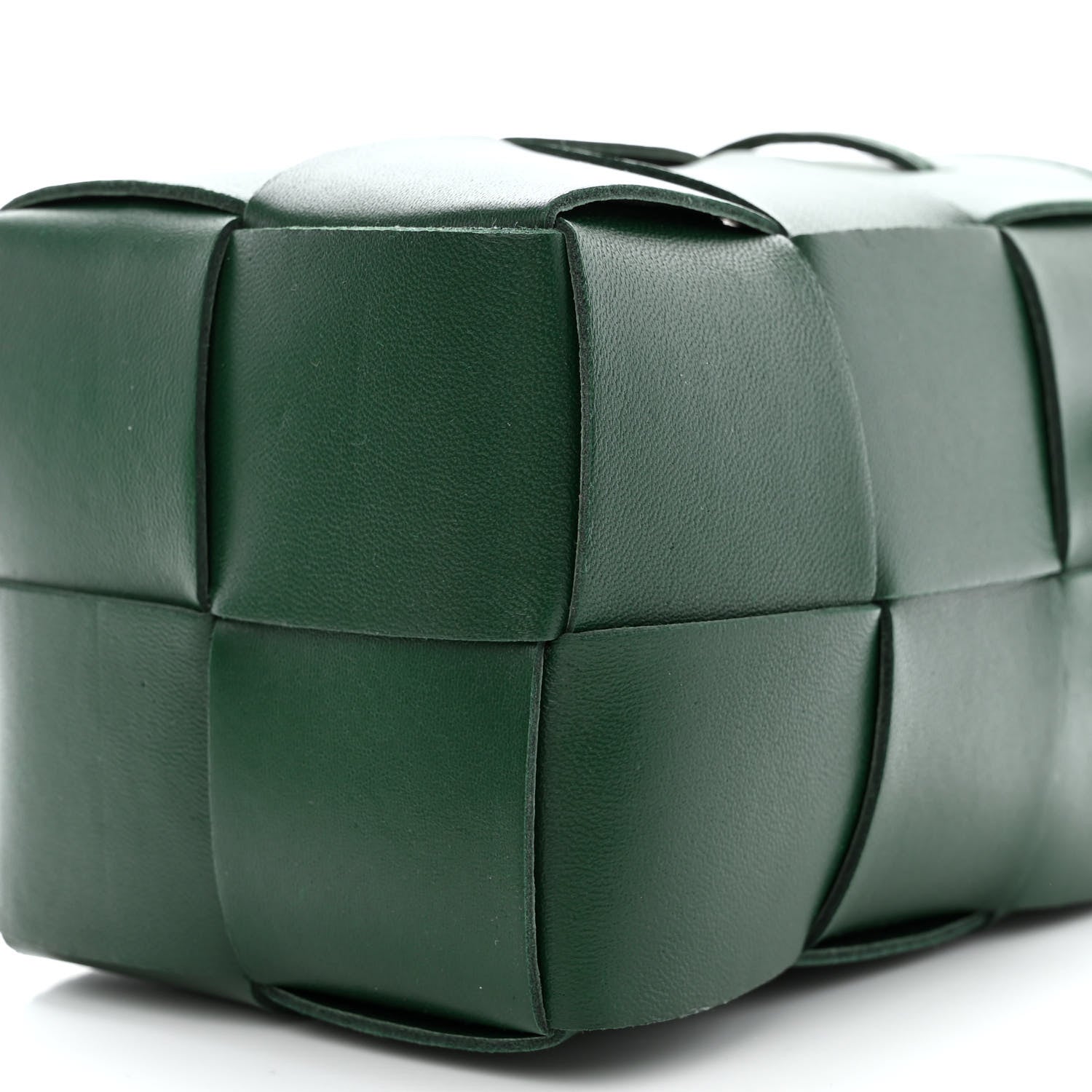 Bottega Veneta Nappa Maxi Intrecciato Mini Cassette Bucket Bag Raintree 9 of 9