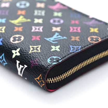Louis Vuitton Monogram Multicolor Zippy Coin Purse Black Grenade 8 of 8