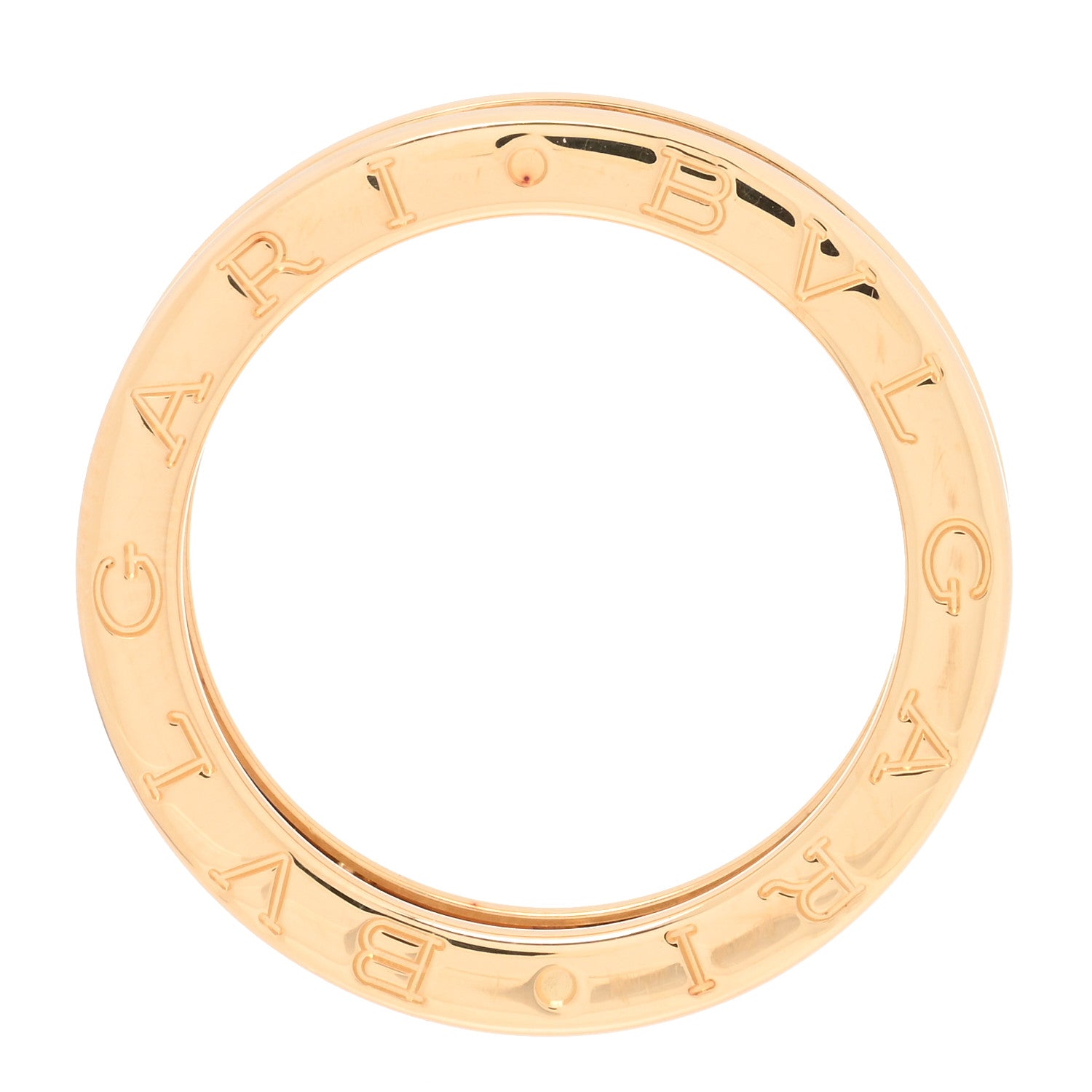 Bulgari 18K Yellow Gold B.Zero1 One-Band Ring 58 8.5 4 of 5