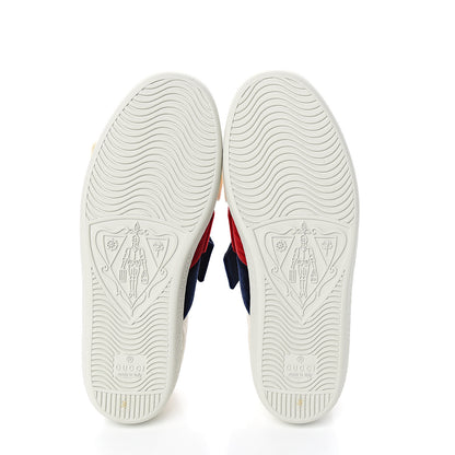 Gucci Calfskin Velvet Womens Bow Ace Sneakers 36 White 5 of 10