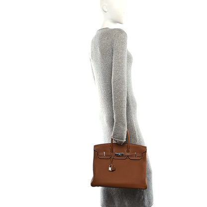 Hermes Togo Birkin 35 Gold 2 of 13