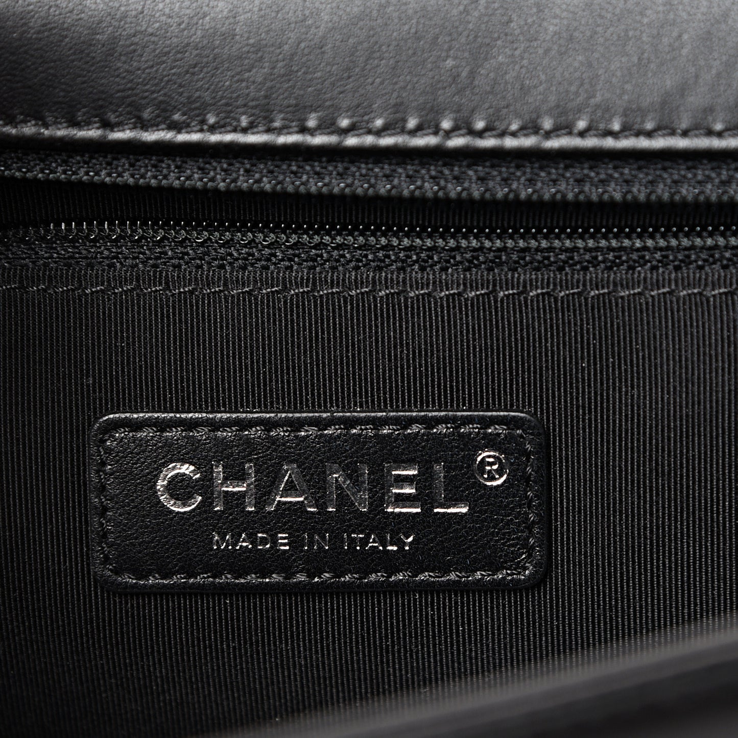 Lambskin Quilted New Medium Boy Flap Black