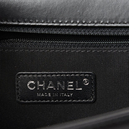 Chanel Lambskin Quilted New Medium Boy Flap Black 5 of 13